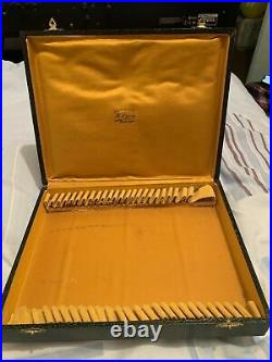 Vintage French Ravinet d'Enfert 24 Piece Spoon & Fork Set in Original Box
