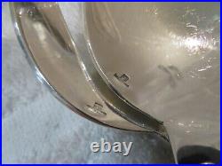 Vintage French silver-plated 2p salad serving set Christofle Marly 24,4cm