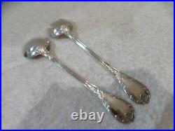 Vintage French silver-plated 2p salad serving set Christofle Marly 24,4cm
