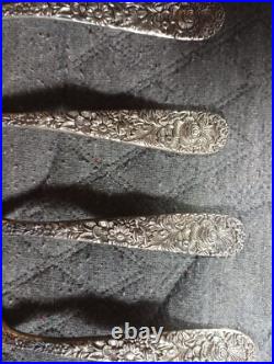 Vintage GODINGER OLDE BOUQUET SILVER PLATE SERVING SET 37 Pieces