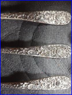 Vintage GODINGER OLDE BOUQUET SILVER PLATE SERVING SET 37 Pieces