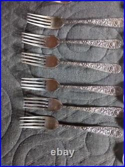 Vintage GODINGER OLDE BOUQUET SILVER PLATE SERVING SET 37 Pieces