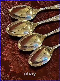 Vintage GORHAM 25 Pc Royal Silver plate Continental 21 Forks 4 Serving Spoons