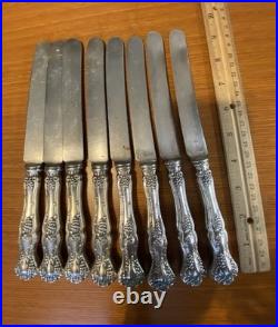 Vintage Grape 1904 Silver Plate 1847 Rogers Bros 60 Pieces Craft Lot