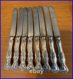 Vintage Grape 1904 Silver Plate 1847 Rogers Bros 60 Pieces Craft Lot