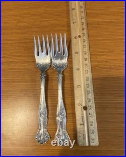 Vintage Grape 1904 Silver Plate 1847 Rogers Bros 60 Pieces Craft Lot