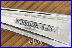 Vintage Insignia Plate 71 Pieces Grecian Silver Plated Cutlery in Wooden Canteen