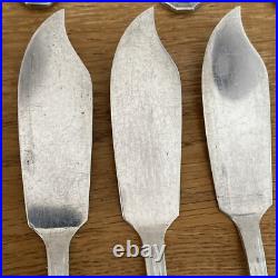 Vintage Insignia Plate 71 Pieces Grecian Silver Plated Cutlery in Wooden Canteen