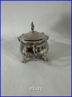 Vintage International Silver Co. 4 Piece Silver Plate Coffee and Tea Set