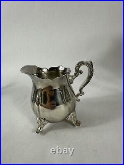 Vintage International Silver Co. 4 Piece Silver Plate Coffee and Tea Set