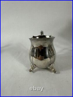 Vintage International Silver Co. 4 Piece Silver Plate Coffee and Tea Set