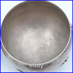 Vintage Leonard 4 Piece Silver plate Teapot Sugar Creamer Oval Serving Tray Set