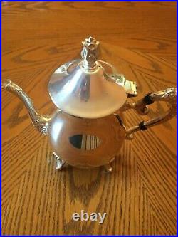 Vintage Leonard Silver Company 5 Piece Coffee and Tea Service Set Silver plate
