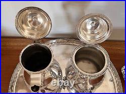 Vintage Manor Plate T. W & Co Sheffield EPNS 5 Piece service