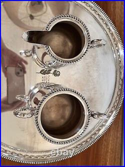 Vintage Manor Plate T. W & Co Sheffield EPNS 5 Piece service