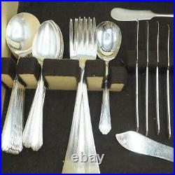 Vintage National Silver Co. Triple Plate Silverplate Flatware 70 Pieces