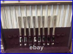 Vintage Nobility Plate Caprice Pattern Silverplate Silverware Flatware Set 69pc