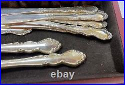 Vintage Nobility plate silverware Set of 110 Pieces Service For 12 With Case