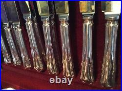 Vintage Oneida Brand Silver EPNS Cutlery Canteen 66 Piece Eight Dinner Settings
