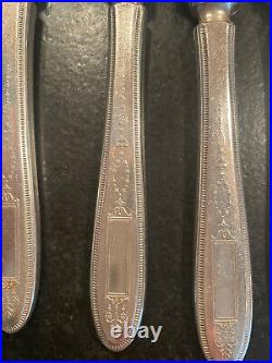 Vintage Oneida Community Plate Grosvenor Silver Plate Set 98 Pieces