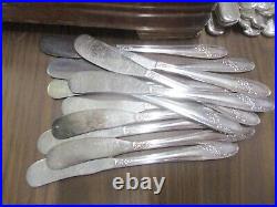 Vintage Oneida Community Silver Plate Silverware Set Of 158 Pieces