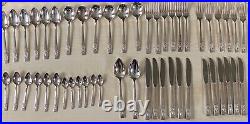 Vintage Oneida Hampton Court Silver Plated 50 piece set