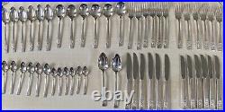 Vintage Oneida Hampton Court Silver Plated 50 piece set