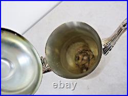 Vintage Oneida Silver Plated 5 Piece Footed Ornate Tea & Coffee Set