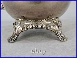 Vintage Oneida Silver Plated 5 Piece Footed Ornate Tea & Coffee Set