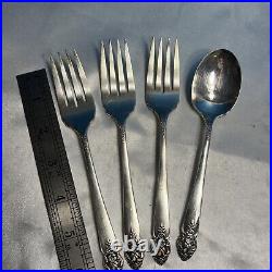 Vintage Prestige Plate Silverware Lot With Storage Chest Mixed Lot of 76 Pieces