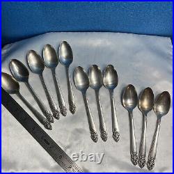 Vintage Prestige Plate Silverware Lot With Storage Chest Mixed Lot of 76 Pieces