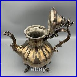 Vintage REED & BARTON 1795 Winthrop Silver Plated Tea Set 4 pieces