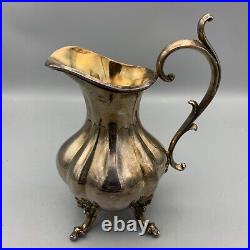 Vintage REED & BARTON 1795 Winthrop Silver Plated Tea Set 4 pieces