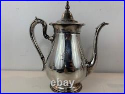 Vintage Reed 4 Barton Silver Plate Four Piece Tea set 4060