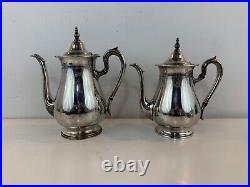 Vintage Reed 4 Barton Silver Plate Four Piece Tea set 4060