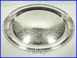 Vintage Reed & Barton Tara Hall 4 Piece Tea Service Silver Plate withGorham Tray