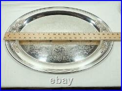 Vintage Reed & Barton Tara Hall 4 Piece Tea Service Silver Plate withGorham Tray