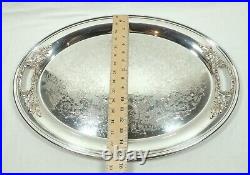 Vintage Reed & Barton Tara Hall 4 Piece Tea Service Silver Plate withGorham Tray