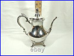 Vintage Reed & Barton Tara Hall 4 Piece Tea Service Silver Plate withGorham Tray