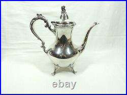 Vintage Reed & Barton Tara Hall 4 Piece Tea Service Silver Plate withGorham Tray