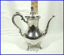 Vintage Reed & Barton Tara Hall 4 Piece Tea Service Silver Plate withGorham Tray