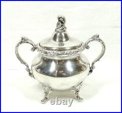Vintage Reed & Barton Tara Hall 4 Piece Tea Service Silver Plate withGorham Tray