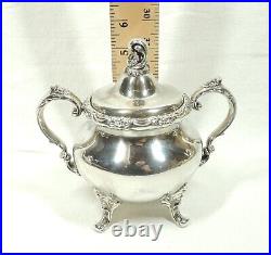 Vintage Reed & Barton Tara Hall 4 Piece Tea Service Silver Plate withGorham Tray