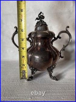 Vintage Reed and Barton Winthrop Tea Set Silver Plate 3-Piece Teapot Cream #1795