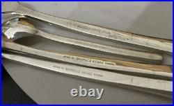 Vintage Retro Viners Gerald Benney Glacial Bark Silver Plate Canteen Cutlery Set