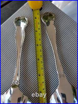 Vintage Rodd Camille Salad Servers Quality Silver Plate