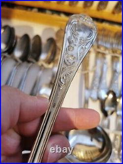 Vintage Rostfrei Solingen 800 Silver Plate Scroll Canteen Of Cutlery