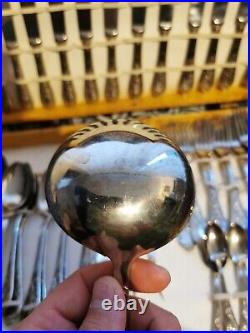 Vintage Rostfrei Solingen 800 Silver Plate Scroll Canteen Of Cutlery