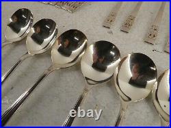 Vintage Set of Community Plate Silver 50 Piece Cutlery Set E8
