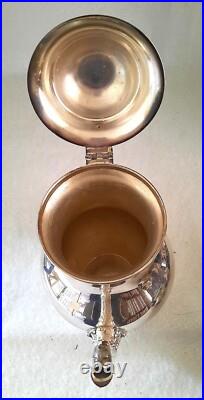 Vintage Sheets R. S. Co. Silver Plate Set 4 Piece-Coffee, Tea, Creamer & Sugar